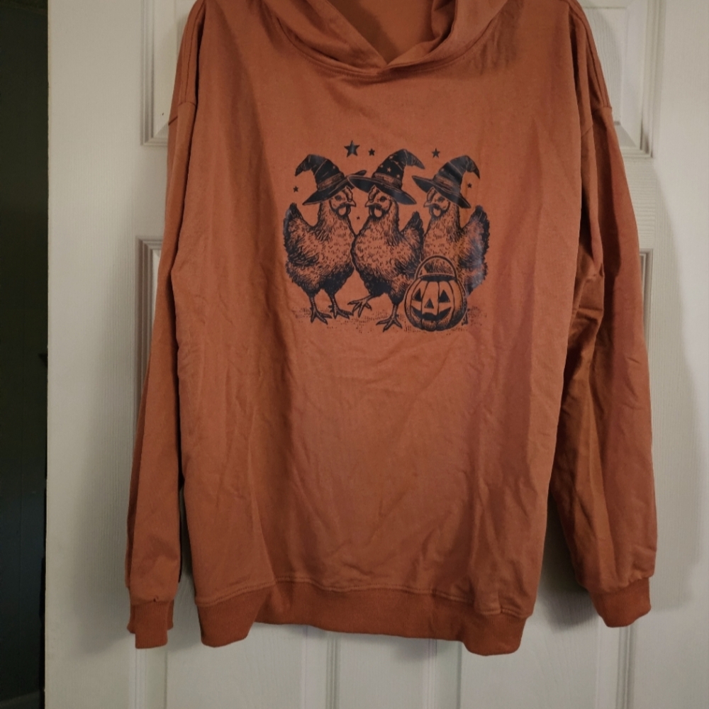 LG womens Halloween chicken shirt